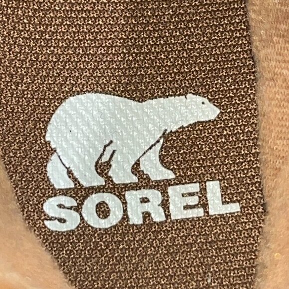 SOREL Women's EVIE II NW LACE -UP QUILT WEDGE WATERPROOF BOOTS BOOTIES EUC  9.5 - Picture 5 of 9